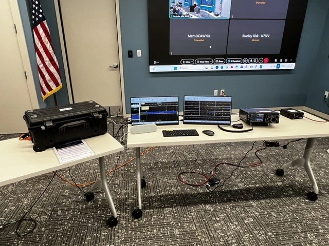 Portable SDR deployed operating position